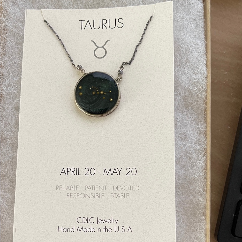 CDLC Jewelry Taurus Pendant Necklace